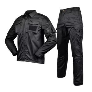 Tactical Uniform Multi-Pockets Shirts+Cargo Pants Suits Outdoor/Military/Security Clothes