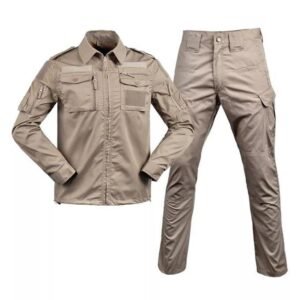 Tactical Uniform Multi-Pockets Shirts+Cargo Pants Suits Outdoor/Military/Security Clothes