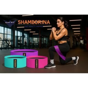 Fitness Shamborina Resistance Rubber Elastic Yoga Expansion Bands -3pcs