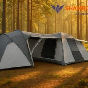 6-10 Persons Shamborina Family Tent/ 3 in 1 Design 2 Bedrooms 1 Sitting Room - (130*120*130)*240*185 cms